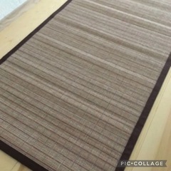 未使用　竹風マット　ナチュラルカラーの画像