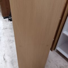 リユースのサカイ栃木店★ジモティ割あり★  本棚 ベージュ W59×D29.5×H89 クリーニング済み TC9803の画像