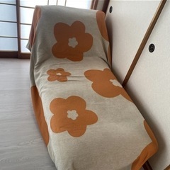 羽毛撥水加工　カウチソファーの画像