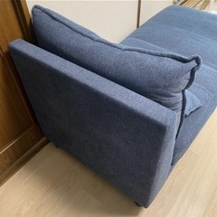 羽毛撥水加工　カウチソファーの画像