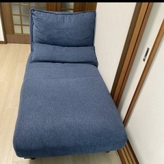羽毛撥水加工　カウチソファーの画像
