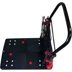 CART-HL 台車 かご付き 折り畳み ブラック 直接引取りの画像