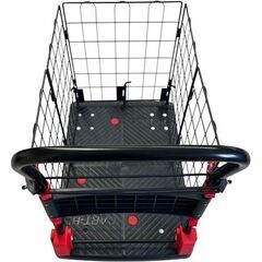 CART-HL 台車 かご付き 折り畳み ブラック 直接引取りの画像