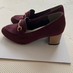 パンプス　使用数回のみ ボルドーの画像