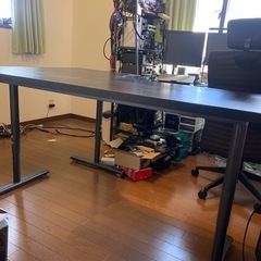 差し上げます オフィステーブル大 の画像