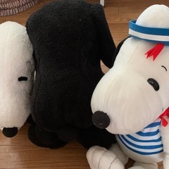 スヌーピー  大きい　ぬいぐるみ　中古の画像