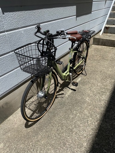 【受渡し決定済み】引取り限定  折りたたみ アシスト自転車 26インチ