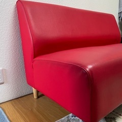 ソファ　赤
　の画像