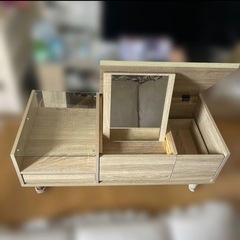 LOWYA ロウヤ ローテーブル ドレッサー オークの画像