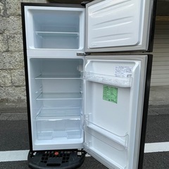 f●■Hisenseハイセンス・ノンフロン冷凍冷蔵庫120L【HR-B12J1B】高年式2023年製・ブラック・2ドアの画像