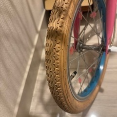 16センチ 女の子用 自転車 ピンク の画像