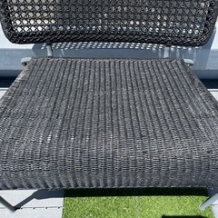 IKEA ラタン 屋外 
ソファ ベンチ チェアの画像
