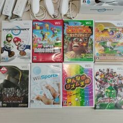 【人気】Wii本体とゲームソフト多数セットの画像