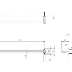 【新品未使用】LIXIL　INAX　タオル掛け　KF-11Sの画像