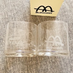 ヴィンテージグラス　2個セット　McDonald
の画像