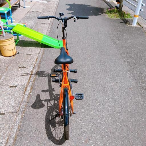 折りたたみ自転車 FIELD CHAMP フィールドチャンプ オレンジ 20インチ