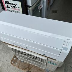 【動作保証あり】FUJITSU nocria 2024年 2.2kw 6畳用 冷暖房 ルームエアコン AS-C224R【管理KR603】の画像