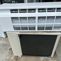 【動作保証あり】FUJITSU nocria 2024年 2.2kw 6畳用 冷暖房 ルームエアコン AS-C224R【管理KR603】の画像