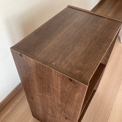 受付終了☑️2段カラボ　折り畳み収納ケース付き　の画像