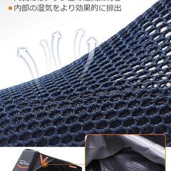バイクカバー 420D厚手 バイクカバー大型 耐熱 防水 撥水 警告反射テープ5枚 盗難防止ロック穴 全天候型 UVカット バイク用車体カバー 収納バッグ付き 265*135*105cm (3XL)の画像