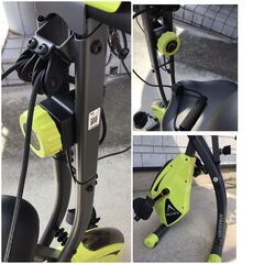 362 アルインコ ALFIT コンフォートバイク2【AFB4309GX】エクササイズバンド/背もたれ付 エアロバイクの画像