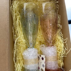 シャンパングラス　ペア　の画像