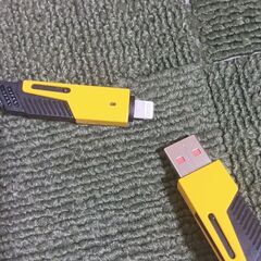 3個セット新品マルチ充電器1メートルiPhoneとtype-CマルチUSBの画像
