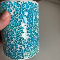 ステントグラス　ペン立ての画像