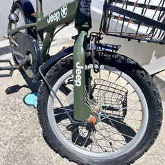 子供用自転車　パンクしてますの画像
