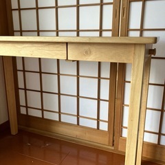 ナチュラルワークデスクの画像