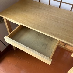 ナチュラルワークデスクの画像