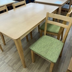 【ドリーム川西店御来店限定】ダイニング5点セット／中古品 【2001257255600204】の画像