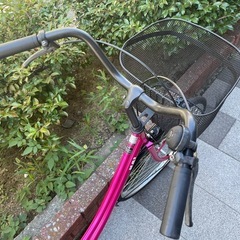 🔵中古車🔵　ママチャリ　26インチ　ファッションサイクル　鍵新品✨　中古自転車　点検調整永久無料✨　整備済み　西宮市の画像