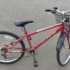 26インチ 🚲 中古 マウンテンバイク 10,800円 🔁6段切替 💡ライト付 新規防犯登録料コミ835 の画像