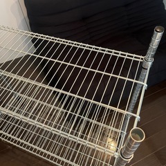 IKEA シルバーラック　メタルラックの画像