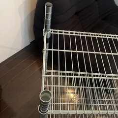 IKEA シルバーラック　メタルラックの画像