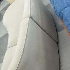 ★リユースのサカイ千葉中央店★期間限定割引有  ソファ ホワイト H76×D106×W246 クリーニング済み TC3912の画像