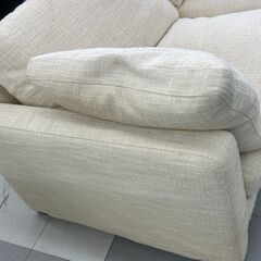 ★リユースのサカイ千葉中央店★期間限定割引有  ソファ ホワイト H65×D85×W190 クリーニング済み TC3913の画像