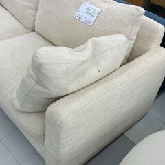 ★リユースのサカイ千葉中央店★期間限定割引有  ソファ ホワイト H65×D85×W190 クリーニング済み TC3913の画像