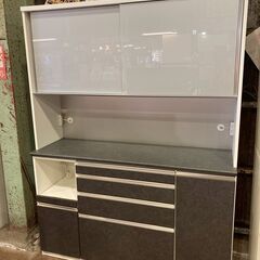 【愛品館 市原店】松田家具｜レグノ｜スライド扉キッチンボード
