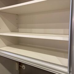 【愛品館 市原店】松田家具｜レグノ｜スライド扉キッチンボードの画像