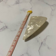 バレッタ　ホワイト　ニュアンスカラーの画像