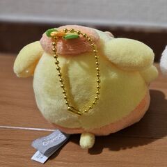 Sanrio　サンリオ　ポムポムプリン　ボールチェーンぬいぐるみの画像