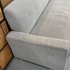 ★リユースのサカイ千葉中央店★期間限定割引有  ソファ グレー H70×D64×W133 クリーニング済み TC3916の画像