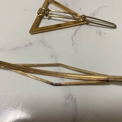 ゴールド　ヘアピンセットの画像