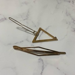 ゴールド　ヘアピンセットの画像