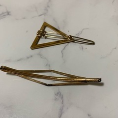 ゴールド　ヘアピンセットの画像