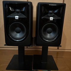 JBL 305P MkII ペア 箱付き スピーカースタンド付きの画像