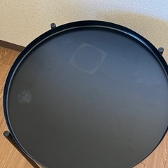 【7/28(月)まで】 IKEA サイドテーブル GLADOM グラドム トレイテーブル ブラックの画像