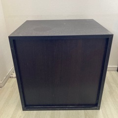 カラーボックス　黒の画像